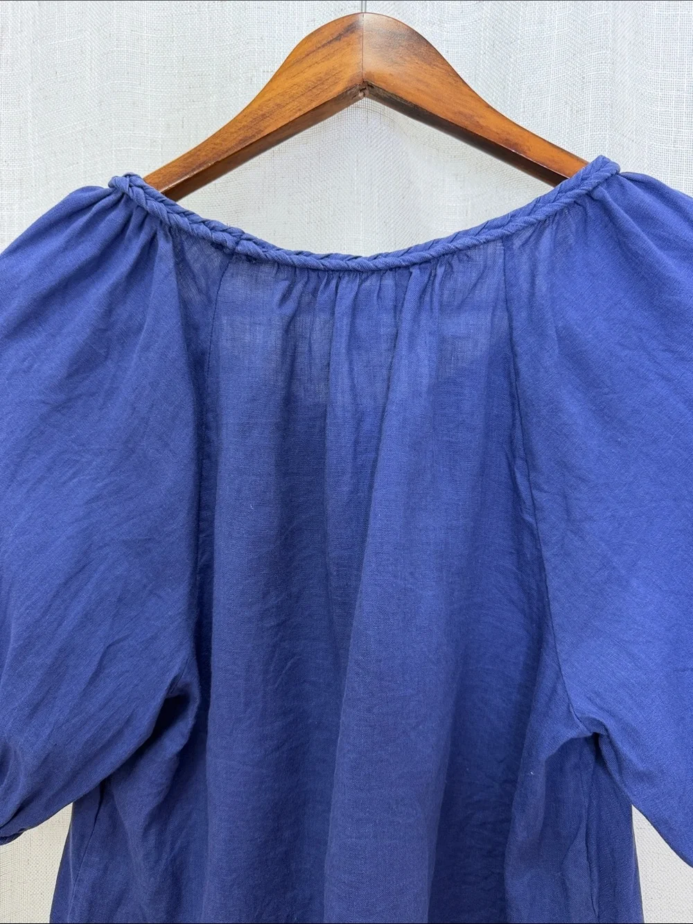 Lilly Pulitzer Puff Sleeve Peasant Blouse Size Medium